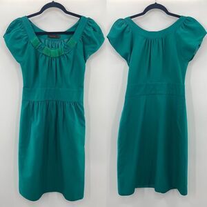 3For$20 The Limited Teal Midi Dress with Collar Detailing Size: 2